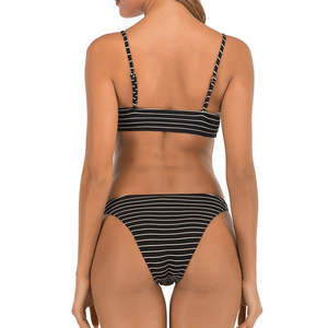 Maillot de bain sexy imprimé par sublimation personnalisé, nouveau design, ensemble de bikini avec soutien-gorge et string, ensemble de bikini taille haute pour femmes, vêtements de plage - Product Image 4