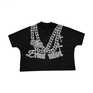 T-shirt pour homme personnalisé de 280 grammes, surdimensionné, 100% coton, streetwear, vintage, effet délavé, imprimé graphique, design DTG - Product Image 3