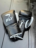 Ensemble de protection Fly Boxing : Gants, protège-joue, protège-tête, protège-glandes, en cuir, à lacets, équipement de sparring professionnel pour arts martiaux adultes