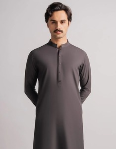 Elegant High-quality Formal Indian Traditional Cotton Shalwar Kameez for Men | Party Wear & <b>Wedding</b> Events Wrinkle-Free - Product Image 3