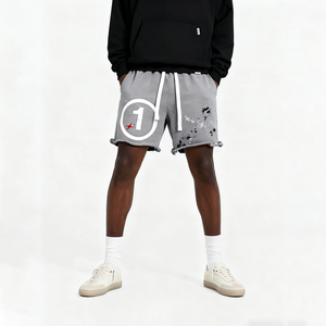 Men's <b>Shorts</b> Jogger Pants 100% Cotton High Quality Custom Print LOGO Real Tree <b>Boxer</b> Sweats Double Waist <b>Shorts</b> for Men - Product Image 2
