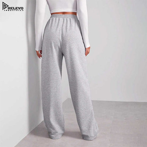 Pantalon de survêtement unisexe en coton personnalisé – Joggers streetwear amples et légers avec taille élastique, design vierge - Product Image 2