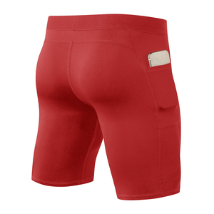 Pantalones Cortos Deportivos de Compresión para Hombre Adulto con Bolsillo para Teléfono, Pantalones Cortos para Gimnasio, Yoga, Entrenamiento, Secado Rápido - Product Image 5