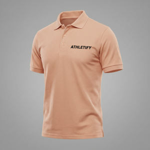 Camisa de Algodón para Hombre, Color Sólido, Uniforme Personalizado, Manga Corta, Informal de Negocios, Golf, Cómoda, Tejida, con Logotipo Bordado - Product Image 1