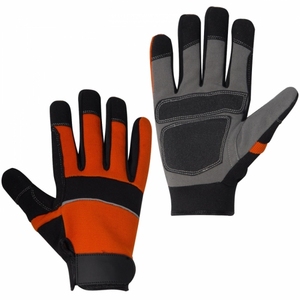 Guantes de Soldadura TIG Resistentes al Calor y a las Chispas, para Manipulación de Materiales, de Cuero Vacuno Rojo - Product Image 1