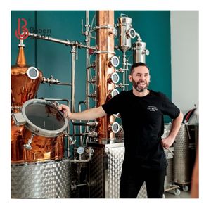 Alambique de cobre de 300L y 200L, alambique de acero inoxidable para ginebra, cesta para ginebra, licor premium - Product Image 2