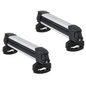 Portasci e Portasnowboard Universale in Alluminio per Tetto Auto, Capacità 4 Paia di Sci e 2 Snowboard, per Attrezzatura Sportiva - Product Image 1