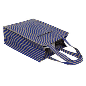 Sacs de transport en tissu réutilisables écologiques avec logo personnalisé, sacs de plage pour femmes, sacs fourre-tout laminés, sacs de courses promotionnels, sacs en jute - Product Image 5
