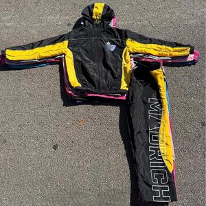 Ensemble coupe-vent en nylon pour homme - Veste et pantalon - Costume coupe-vent léger en nylon pour homme - Survêtement streetwear - Product Image 4