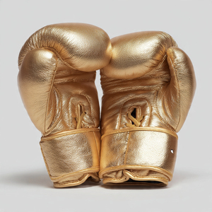 Guantes de Boxeo de Cuero Profesionales, Guantes de Cuero Vintage para Entrenamiento de Boxeo - Product Image 3