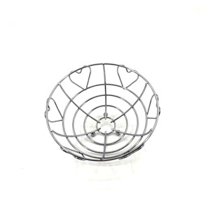 Wedding Decorative Countertop <b>Fruits</b> Basket Metal Wire Silver Plated Hand Made Crafted Gift Hamper Basket From India - Product Image 3