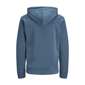 Sudadera con Capucha Gris para Hombre, Corte Regular, 100% Algodón Felpa, Informal, con Bolsillo Delantero, Resistente al Viento, Ecológica - Product Image 5