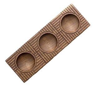 Wooden <b>Cookie</b> Mold Triple Circle Biscuit <b>Stamp</b> Pastry Press Embossing Tool Baking Cutter Traditional Butter Sugar Shortbread - Product Image 1