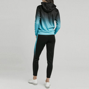 Sweat à capuche uni à effet dégradé en polyester pour un confort et un design décontracté avec manches longues / Design à prix abordable 2026 - Product Image 4