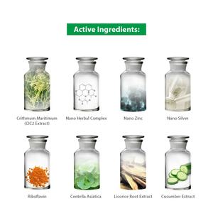 Gel calmante de zinc con complejo herbal de tamaño nano que mejora rápidamente la irritación de la piel, suero antienvejecimiento con vitamina A. - Product Image 6