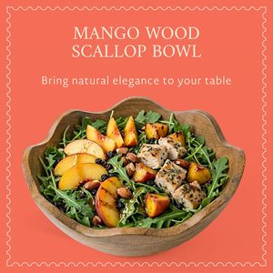 Bol en bois de qualité supérieure, bol de service multifonctionnel pour salade, mélange de fruits, présentation de fruits et collations sèches, prix de gros - Product Image 2