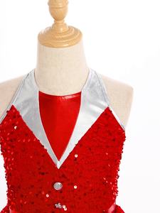 6-16 Custom Wholesale Christmas Dancewear Kids Performance Wear Modern Children's Dance Costume Girls Dance Dresses - Product Image 3