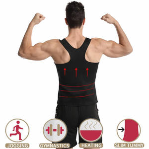 Ropa de fitness OEM 2026 para hombre, talla grande, corsé de sudoración con triple fila de cierre para la cintura, fabricado por Triotake Industry - Product Image 4