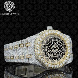 Reloj Mecánico de Lujo para Hombre Charm_Jewells, Caja Tonneau de Acero Inoxidable de 40 mm, Esfera Analógica, Cristal de Zafiro, Diseño Hueco - Product Image 2
