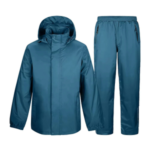 Heavy Duty Waterproof Rain Suit Industrial Workwear Manufacturer <b>Outdoor</b> Rain Suit Breathable Waterproof Jacket Pants Set - Product Image 1
