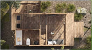 Prix Abordable TAXE D'EXPORTATION VIETNAM 0% Maison Préfabriquée 100% Bambou Écologique CENVINEX Villa Conteneur Moderne Verte Personnalisée 40HC - Product Image 6