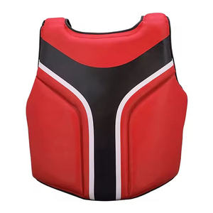 Black PVC Boxing Chest Protector <b>Training</b> Gear for MMA Muay Thai Winter Model ME-CP-91210 Customized Packaging - Product Image 3