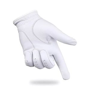 Gants de golf en cuir véritable antidérapants à prise souple avec sangle de poignet réglable Protection Sport Unisexe Vente en gros Qualité supérieure - Product Image 2