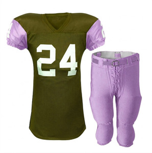 Ensemble d'uniformes de football américain sans manches, col en V, légers, respirants, réfléchissants, 100 % polyester, personnalisables, prix usine OEM - Product Image 4