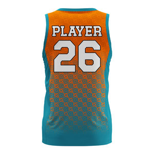 Camiseta de Baloncesto con Cuello en V, Sublimación Personalizada, Absorbe la Humedad, Uniforme de Equipo, Proveedor de Ropa Deportiva al por Mayor OEM - Product Image 2