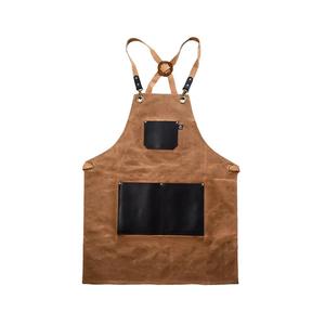 Genuine Leather Wood Carving Apron Luxury Smell Proof Chip Protection Workwear Professional Grade for Artisans LPN-0279 - Product Image 1