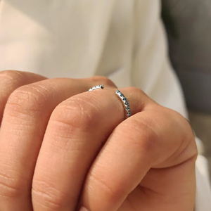 Elegante Anillo de Diamantes de Corte Redondo con Moissanita Color Verde Azulado, Chapado en Oro, Anillo de Promesa para Mujer, Joyería Fina para Regalo de Boda - Product Image 3