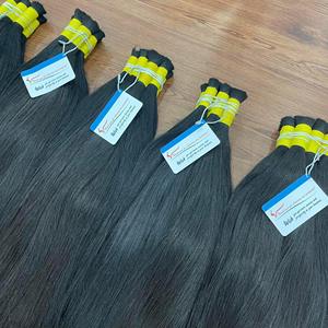 Venta al por mayor de un solo donante de pelo a granel pelo natural liso vietnamita cabello humano negro natural - Product Image 3