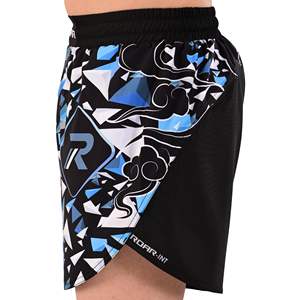 Men MMA Shorts Lava Print <b>Elastic</b> Waist Gym Training Kickboxing Lightweight Quick Dry Colorful Top top mens mma martial arts - Product Image 4