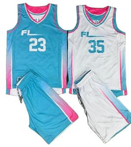 Uniforme de Baloncesto Personalizado al por Mayor de Alta Calidad, Conjunto de Sublimación de Camisetas de Fútbol Unisex, Impresión de Logotipo Personalizado, Bordado en la Parte Superior - Product Image 1