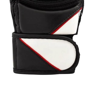 Gants de boxe en cuir artificiel de haute qualité, demi-doigts, en cuir PU, pour MMA, service OEM, confortables - Product Image 5