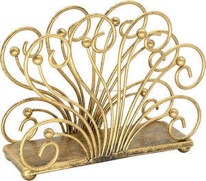 Porte-serviettes en métal de luxe, support de table moderne pour la maison, l'hôtel, le restaurant, design élégant, durable et écologique pour la salle à manger - Product Image 6