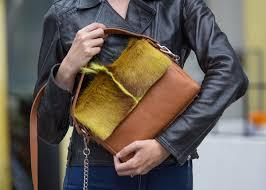 Red Faux <b>Fur</b> Crossbody Bag <b>With</b> Chain Strap And Tassel Detail - Product Image 3