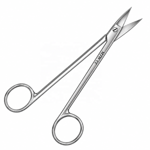 Ciseaux Quinby droits 12,5 cm en acier inoxydable, ciseaux chirurgicaux, coupe de précision, instrument médical CE ISO 13485 - Product Image 3