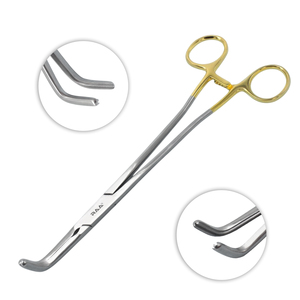 เครื่องมือผ่าตัด R.A.A.INTERNATIONAL RAA-256 Zeppelin Z Clamp Forceps แบบงอ 10 นิ้ว ปากจับแบบ Atraumatic B Med ผลิตจากเหล็กกล้าไร้สนิมเยอรมัน ได้มาตรฐาน ISO13485 - Product Image 1