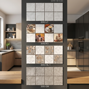 Azulejos de Cerámica para Pared de Cocina, Diseño Brillante, Precio de Fábrica, 12x24, Patrón Floral, Azulejos de Porcelana Esmaltados Digitalmente, 30x60cm, Precio Económico - Product Image 2