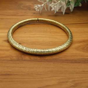 Tobillera con diseño de escamas de pez, de latón dorado y plateado, estilo bohemio, joyería retorcida para mujer. - Product Image 5