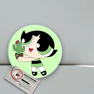 แผ่นต่อขนตาปลอมลายพาวเวอร์พัฟเกิร์ลน่ารัก ขายส่ง รับผลิตแบรนด์ส่วนตัว รูปทรงดอกไม้ สี่เหลี่ยมผืนผ้า ผีเสื้อ เพชร อะคริลิคแบบแข็ง - Product Image 5