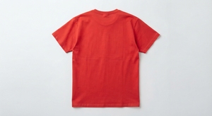 Camiseta Roja de Jersey 100% Algodón para Hombre, Manga Corta, Cuello Redondo, Estampado Frontal, Logotipo Personalizado, Estilo Casual Urbano - Product Image 2