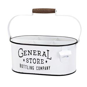 Versatile Galvanized <b>Cutlery</b> Holder Suitable For Home Kitchen Dining Outdoor Serving Areas - Product Image 2