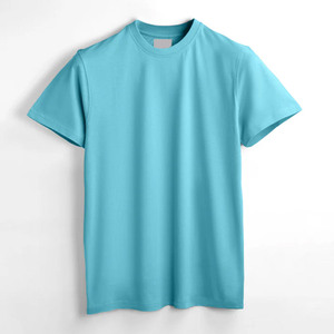 เสื้อยืดผู้ชายคุณภาพสูง สีขาวล้วน สำหรับงานซับลิเมชั่น ทรงปกติ 100% โพลีเอสเตอร์ รับสกรีนโลโก้ แขนสั้น - Product Image 1