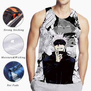 เสื้อกล้ามผู้ชายแบบซับลิเมชั่น เสื้อผ้ากีฬาทนทาน ระบายความชื้นได้ดี น้ำหนักเบา เหมาะสำหรับออกกำลังกาย วิ่ง และฝึกซ้อมทางกายภาพ - Product Image 6