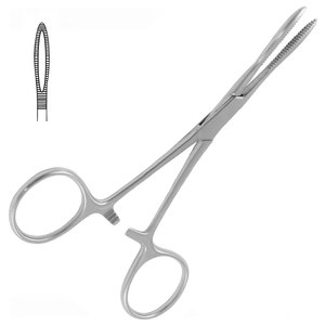 Pinzas Arteriales KROENLEIN Rectas de 13.0 cm, Instrumentos Médicos de Acero Inoxidable de Alta Calidad para Hemostasia Vascular - Product Image 1