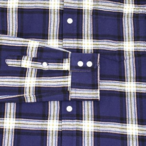 Chemises en flanelle de coton à carreaux à manches longues en gros 2021 - Product Image 5