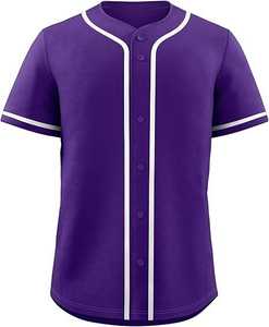Uniforme de Béisbol para Hombre Adulto de Alta Calidad, Transpirable, Tallas Grandes, Personalizado, con Letras Impresas, Antibacteriano - Product Image 1