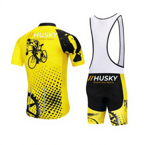 Jersey de Ciclismo Personalizado Azul de Manga Corta, Ecológico, 100% Poliéster, Unisex, Alta Elasticidad, Logotipo Frontal - Product Image 4